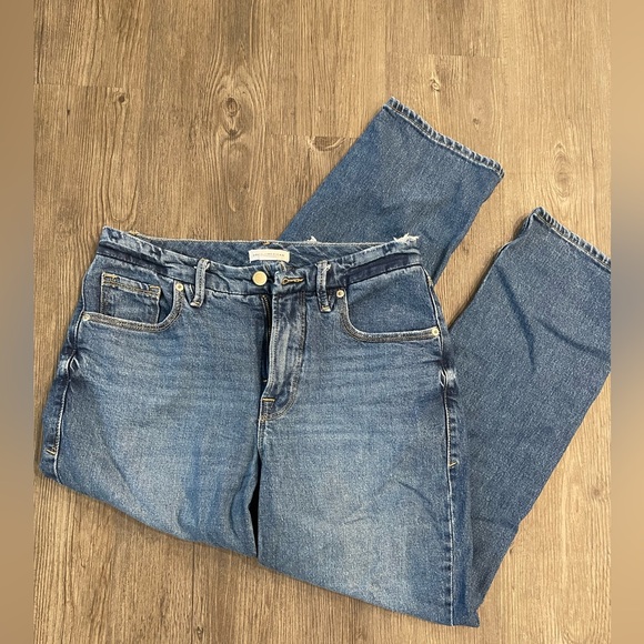 Good American Good Legs Straight Jeans, Size 2 - Picture 1 of 6